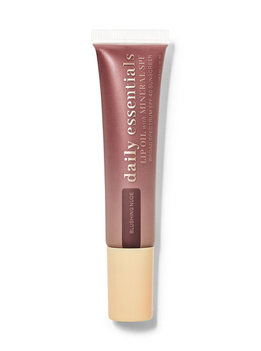 Blushing Nude Lip Oil with Mineral SPF 40