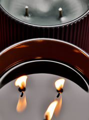 Mahogany Teakwood High Intensity 3-Wick Candle