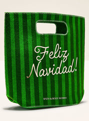 Green Feliz Navidad Gift Bag