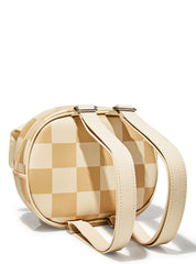 Checkered Dog Mini Backpack