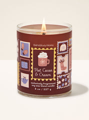 Hot Cocoa & Cream Single Wick Candle