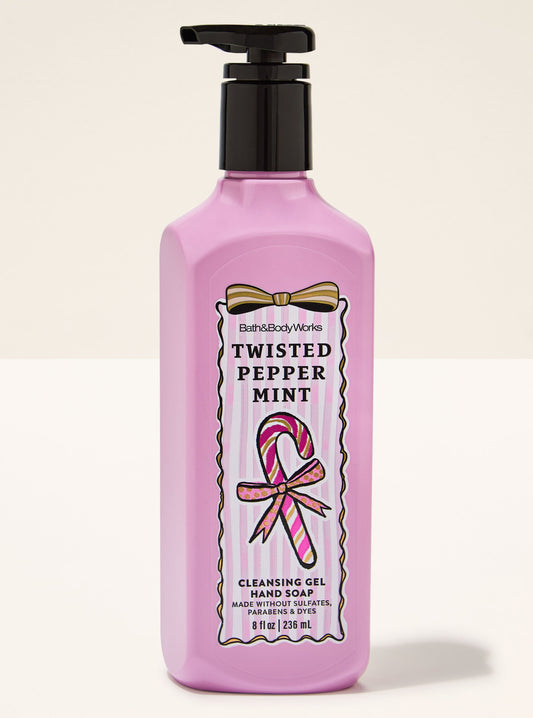 Twisted Peppermint Cleansing Gel Hand Soap