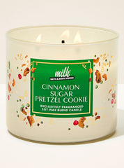 Cinnamon Sugar Pretzel Cookie 3-Wick Candle