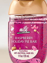 Raspberry Holiday Pie Bar PocketBac Hand Sanitizer
