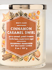 Cinnamon Caramel Swirl Single Wick Candle