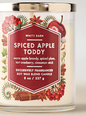 Spiced Apple Toddy Single Wick Candle
