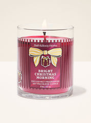 Bright Christmas Morning Single Wick Candle