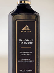 Mahogany Teakwood Cleansing Gel Hand Soap
