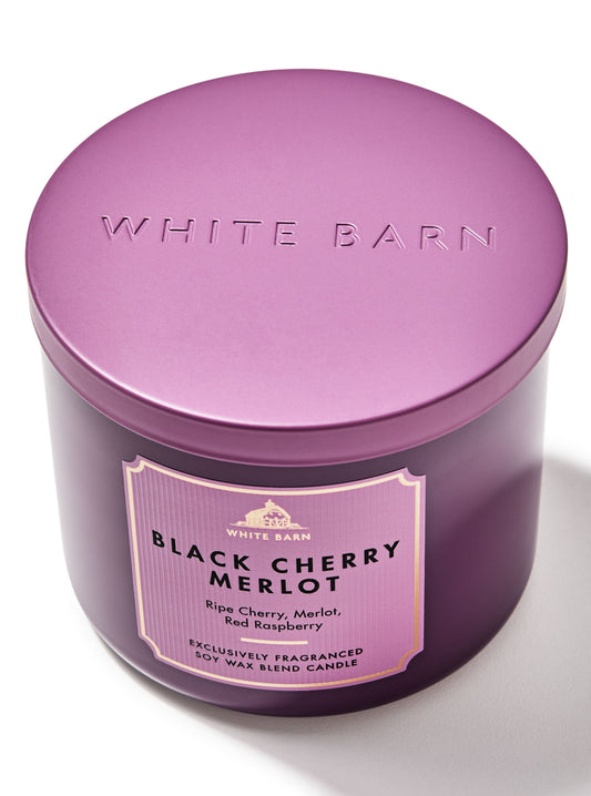 Black Cherry Merlot 3-Wick Candle