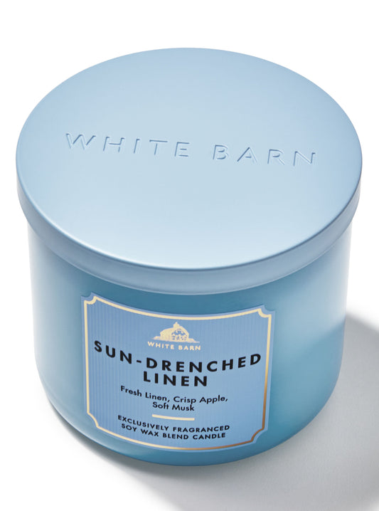 Sun-Drenched Linen 3-Wick Candle