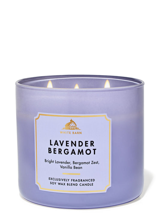Lavender Bergamot 3-Wick Candle