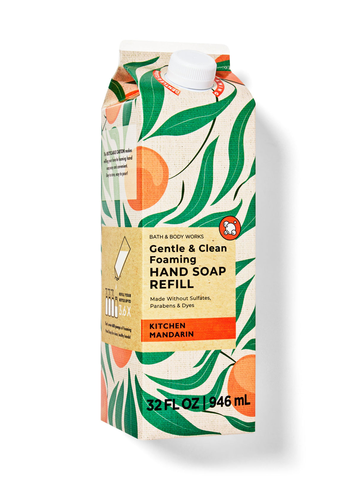 Kitchen Mandarin Gentle & Clean Foaming Refill