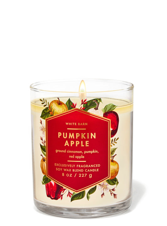 Pumpkin Apple Single Wick Candle
