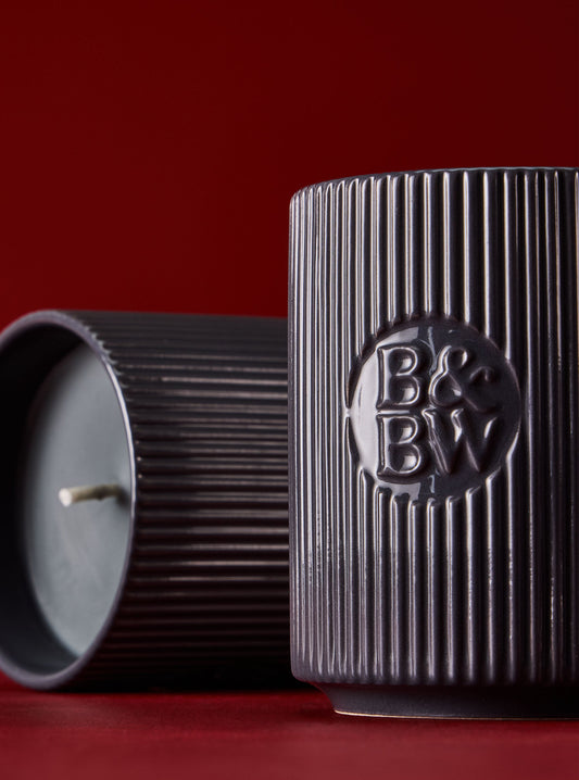 Mahogany Teakwood High Intensity Single Wick Candle