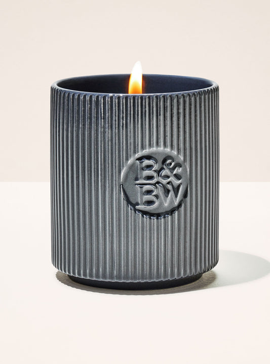 Mahogany Teakwood High Intensity Single Wick Candle