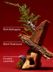 Mahogany Teakwood High Intensity Single Wick Candle