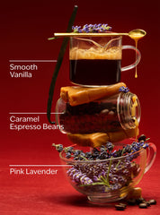 Pink Lavender & Espresso Single Wick Candle