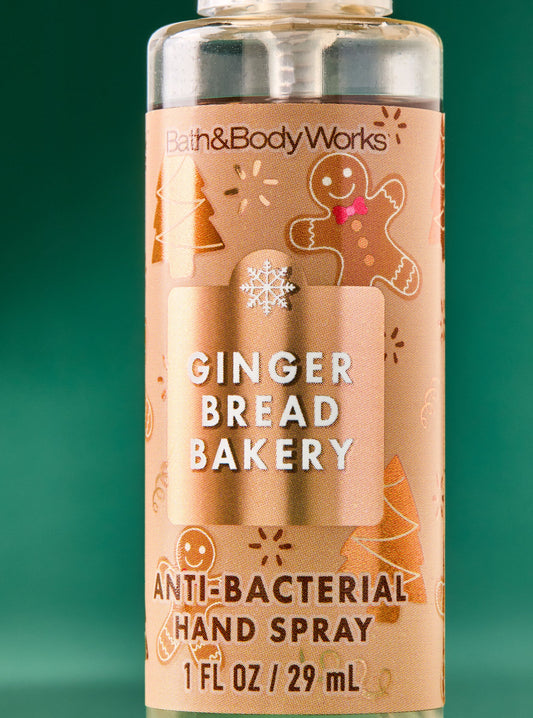 Gingerbread Bakery Hand Sanitizer Spray