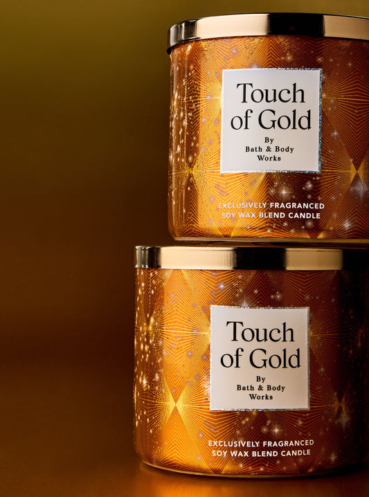 Touch of Gold 3-Wick Candle