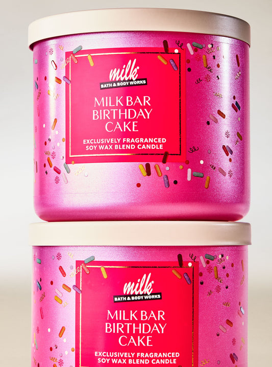 Milk Bar Birthday Cake 3-Wick Candle