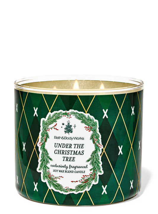 Under The Christmas Tree 3-Wick Candle