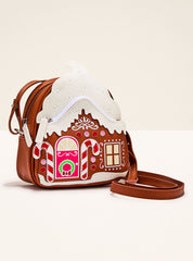 Gingerbread House Cross Body Bag