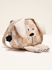 Checkered Dog Mini Backpack