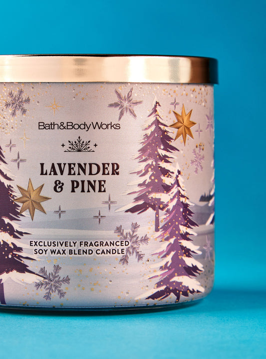 Lavender & Pine 3-Wick Candle
