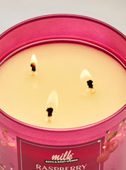 Raspberry Holiday Pie Bar 3-Wick Candle