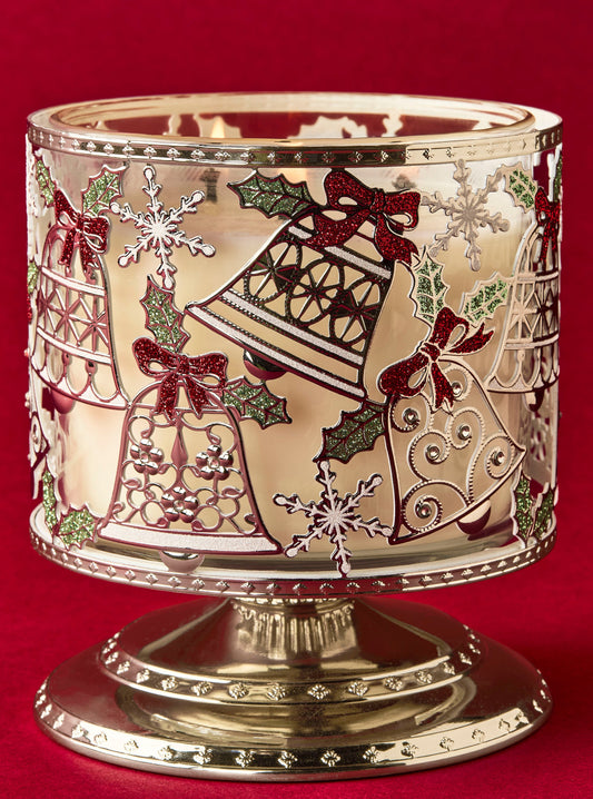 Bling Bells 3-Wick Candle Holder