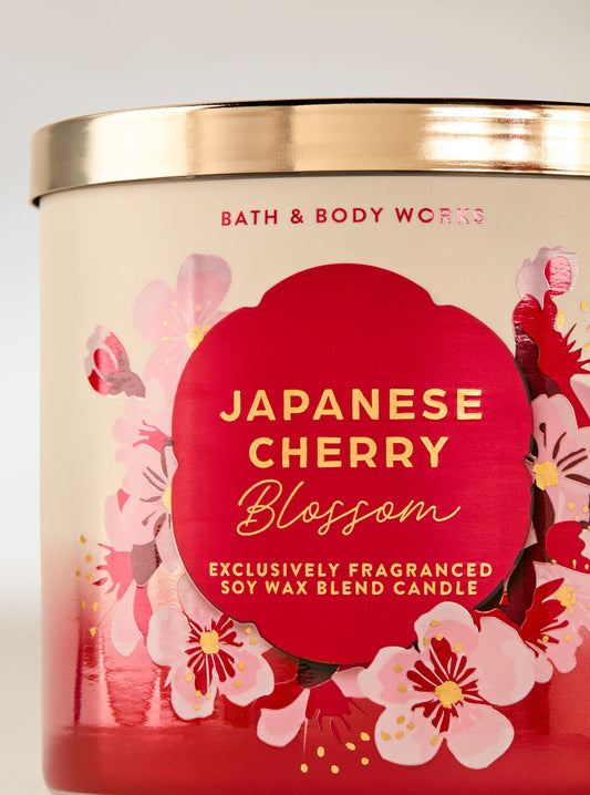 Japanese Cherry Blossom 3-Wick Candle