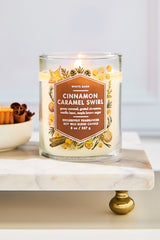 Cinnamon Caramel Swirl Single Wick Candle