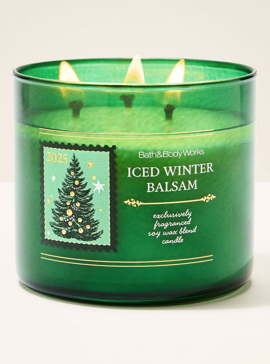 Iced Winter Balsam 3-Wick Candle